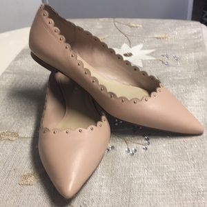 Coach Shoes - Coach flats with gold studs Coach Shoes - Coach flats with gold studs